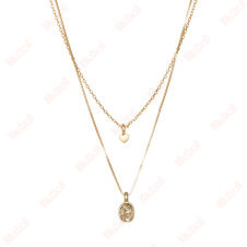 gold necklace light luxury style
